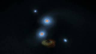 A Galaxy Cluster Merging Simulated In Spacesim 5 Million Particles