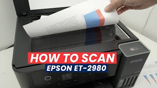 Epson ET-2980 : How to Use The Scanner And Send Files Using Wifi