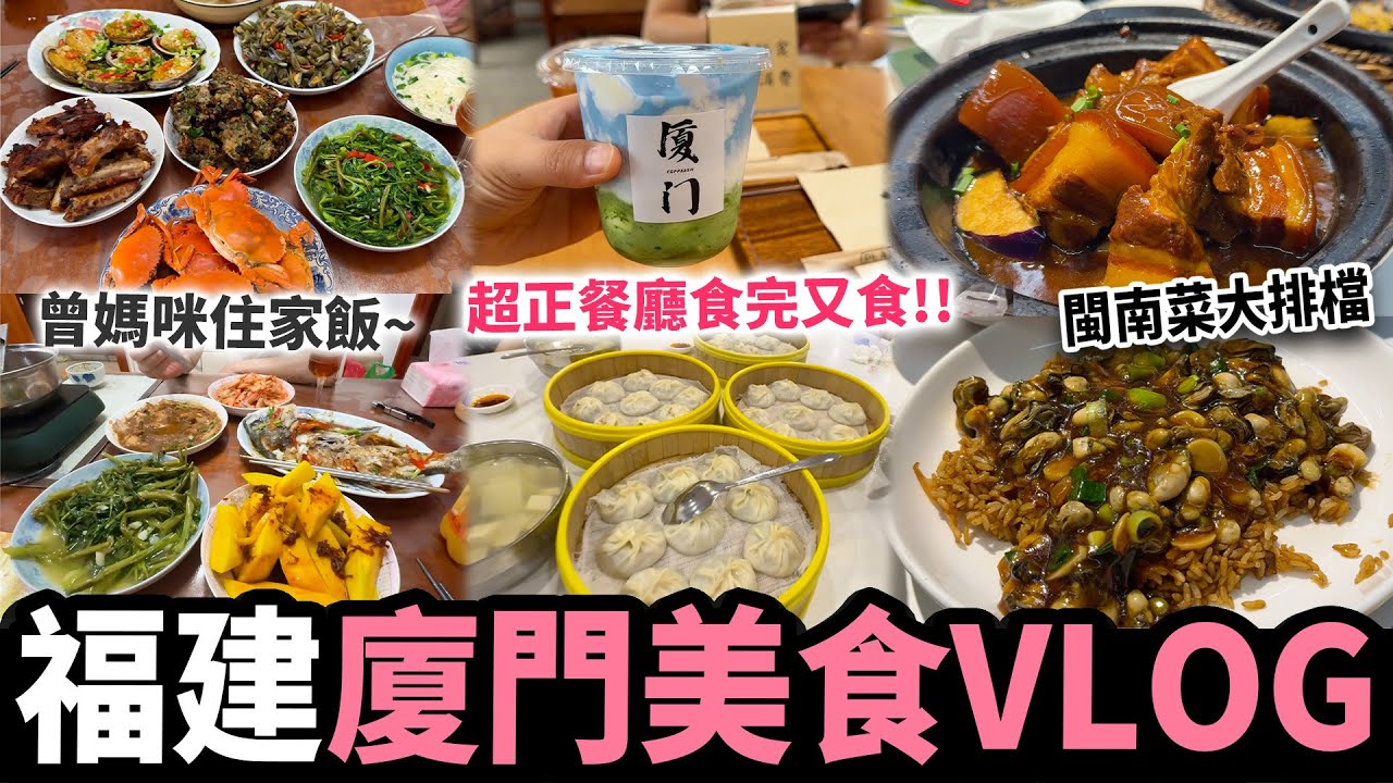 【廈門美食Vlog】必食10間餐廳🍴本地人都排隊食的大排檔😋久違的住家菜🤣人生第一次困在電梯🛗😱