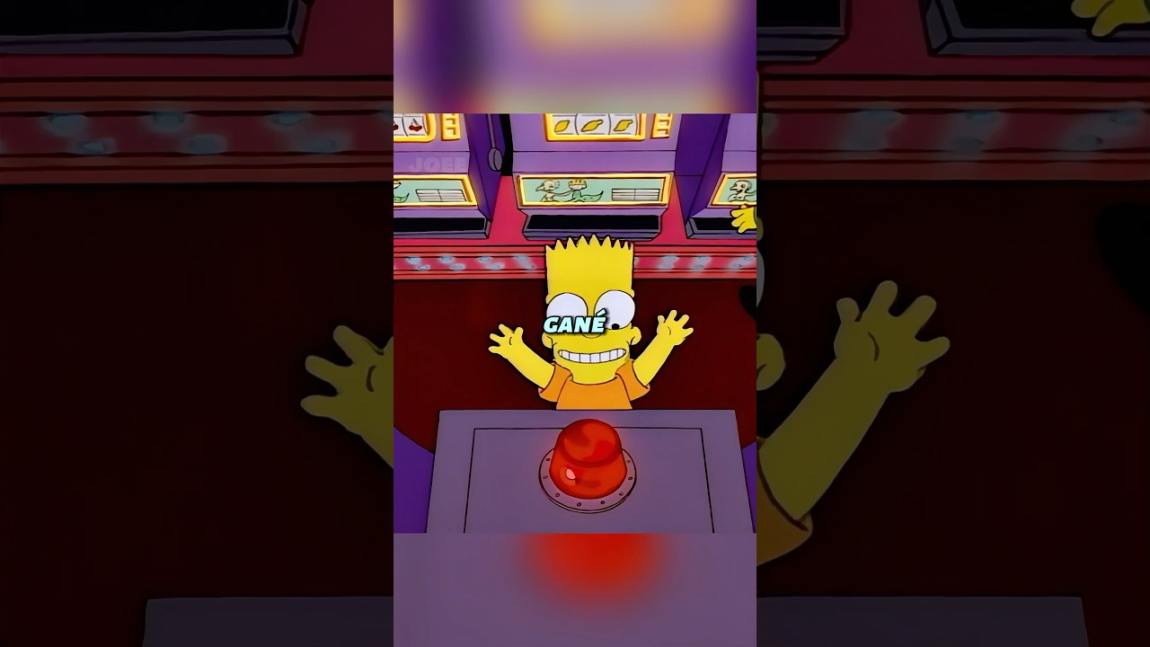 Bart en el casino 🎰 #thesimpsons #lossimpsons #simpsons