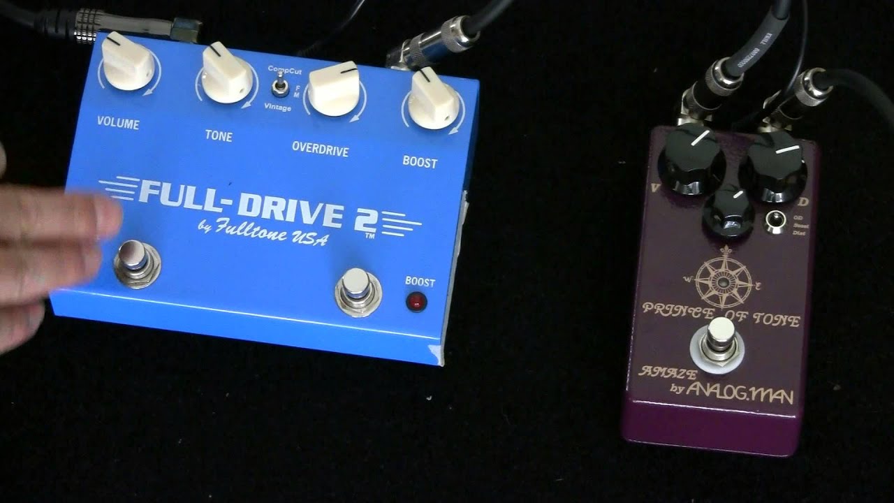 Analogman Prince of Tone vs. Fulltone Fulldrive 2 clean boost