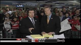 Carolina Hurricanes @ Chicago Blackhawks - March 11, 2009 - (First period highlights) - Brind'Amour