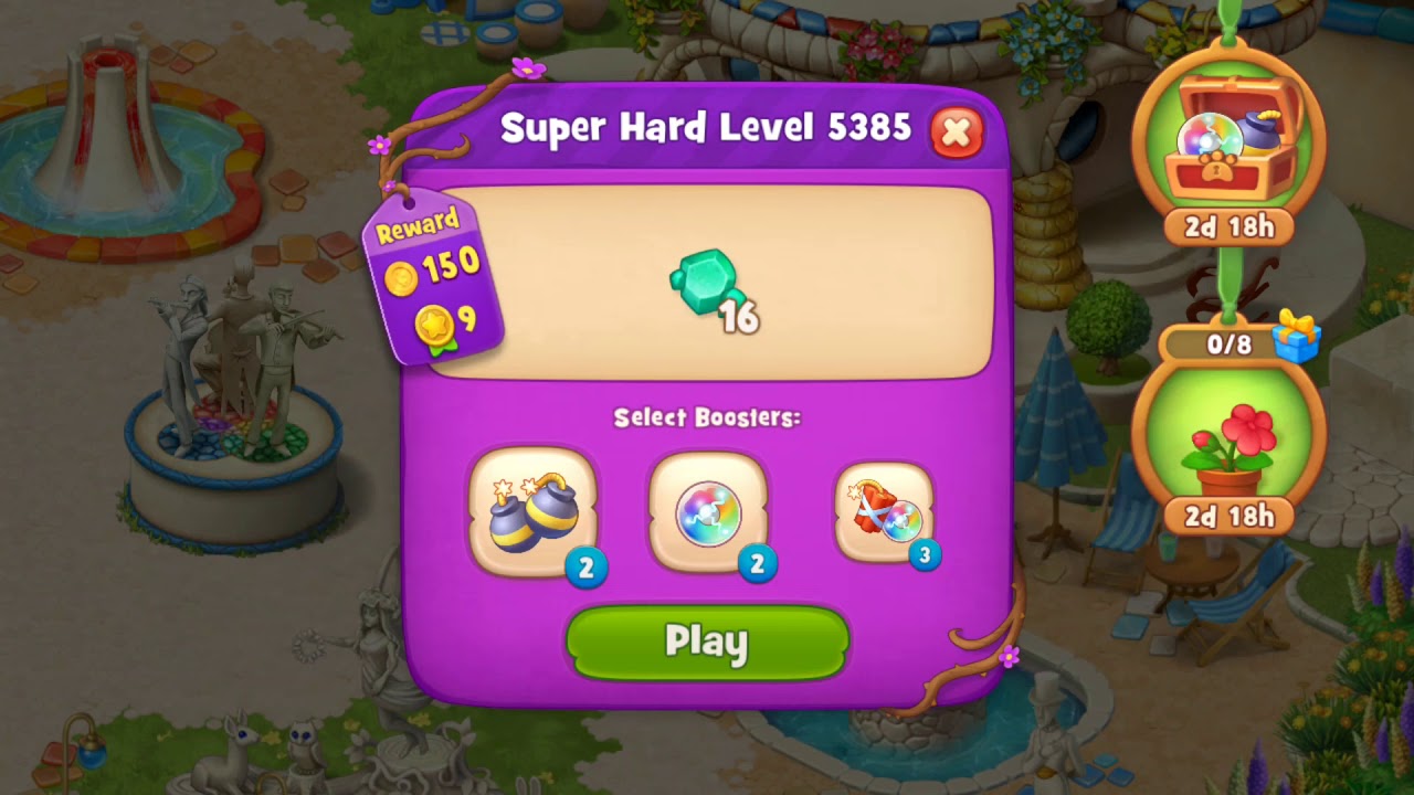 GardenScapes level 5385 YouTube