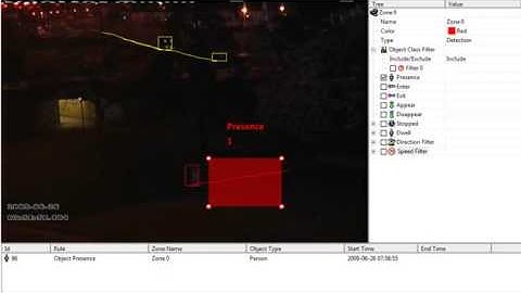"GXi" Video Contents Analytics _”Rules Presence Night at a park" Demonstration video