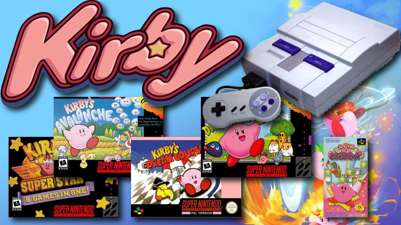 Todos los juegos de Kirby para SNES - YouTube