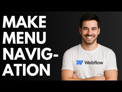 How to Make Menu Navigation in Webflow [QUICK GUIDE]