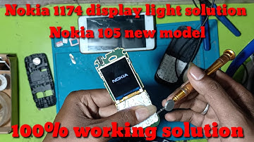 nokia ta 1174 display light solution/nokia 105 new model dispaly light jumper