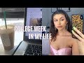 COLLEGE WEEK IN MY LIFE | finals, clothing hauls, + getting my lashes done!