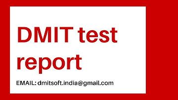 dmit test report | Fingerprint biometric report | DMIT SOFTWARE