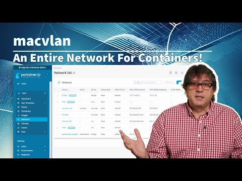 macvlan - an entire network just for containers