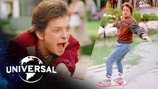 Video thumbnail of "Back to the Future | Skateboard & Hoverboard Chase Scenes Back-to-Back!"