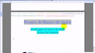 Aula 1363 Modelagem Projeto De Banco De Dados