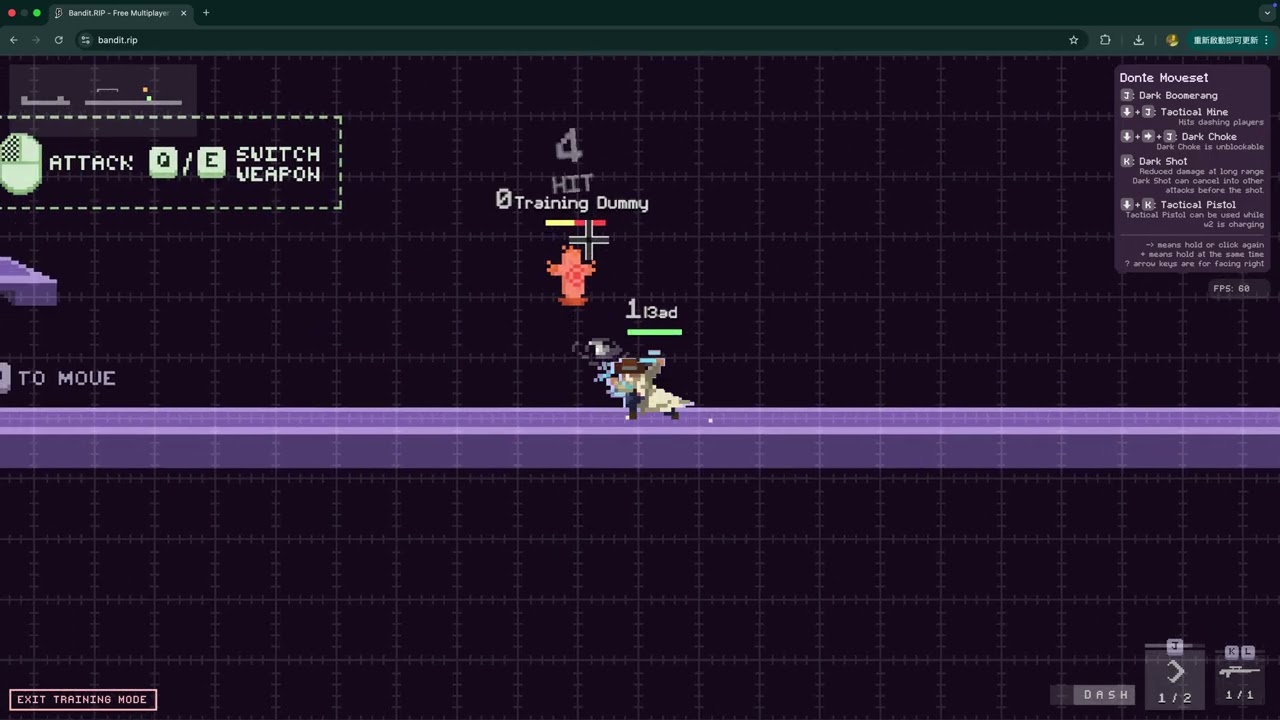 Donte 11hit one shot combo[Bandit RIP]