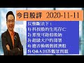 內地反壟斷法下 那隻科技股可趁低吸納/ 科技股的生死存亡/ 對其影響之排名/ 超級大戶的部署/ 應否換碼吸納舊經濟股/今日股評 11-11-2020