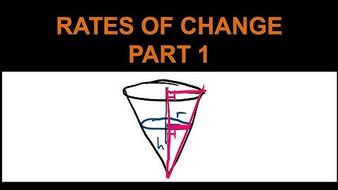 HSC Year 12 Advanced (2U) - Rates of Change Part 1