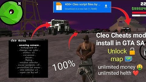 How To Install Cleo Cheats in GTA San Andreas Android | How To Install Cleo Mods in GTA San Andreas