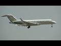 Private Bombardier BD 700 1A10 Global 6500 ZS-EKA Landing Malaga LEMG