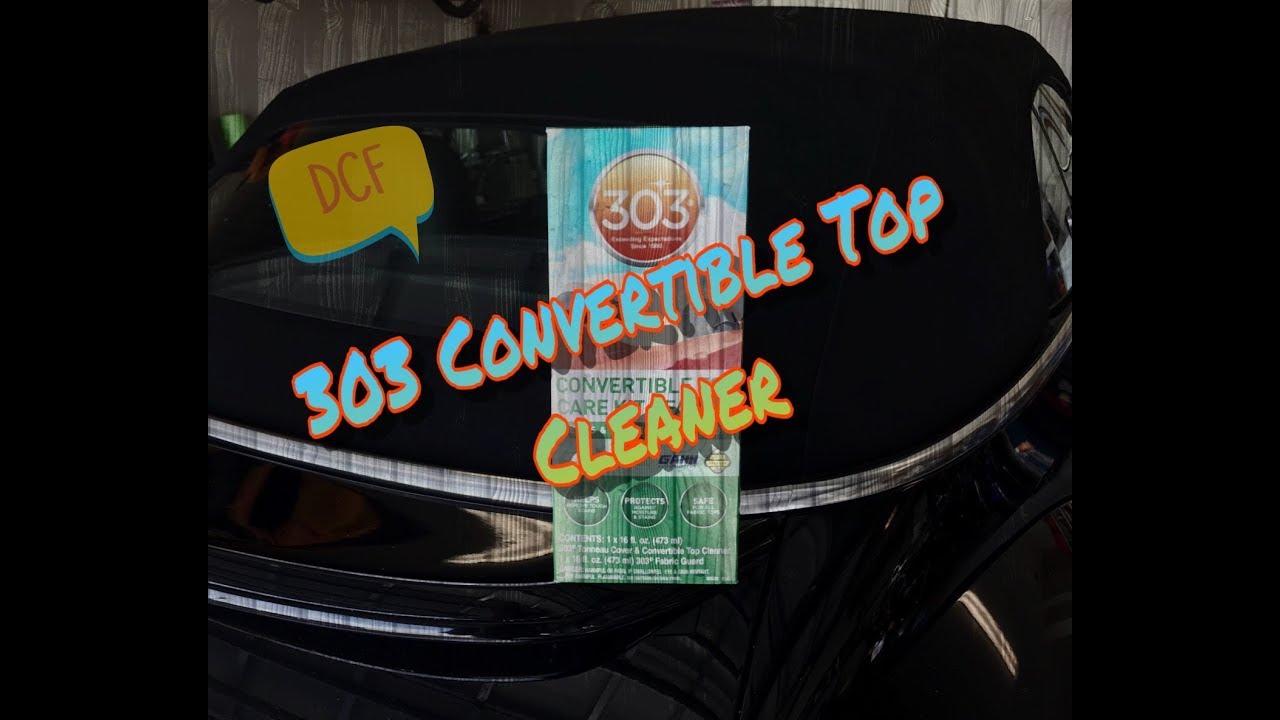 How to Clean Your Convertible Top YouTube