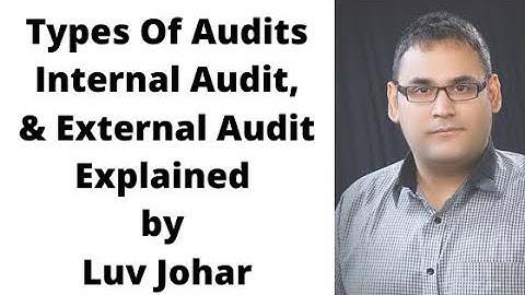 Types Of Audits Internal Audit, & External Audit Explained by Luv Johar