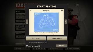 The Old TF2 Quickplay Menu (July 24, 2014, NOT A CUSTOM HUD) #bringbackquickplay