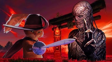 Puss In Boots VS Vecna “Meets & Fights” In Description #youtube