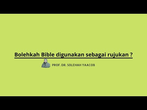 Video: Dalam bible apakah maksud asas?