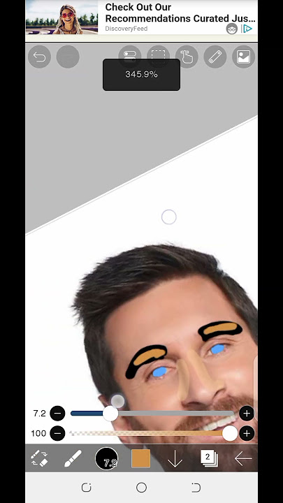 غيرت شكل ليونيل ميسي💫