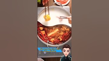 Nồi lẩu 2 ngăn inox không gỉ nắp vung bằng kính đa năng! #review #tienich #giadungtienich #shorts