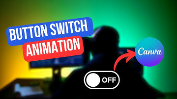 How to Quickly do Button Switch Animation in Canva | Canva Tutorial