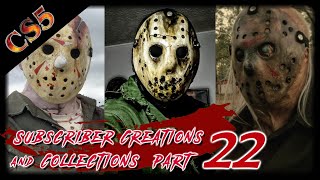 Subscriber Creations and Collections part 22 Custom Jason Masks and other Creations and Collections