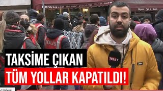 TELE1 8 Mart alanından canlı aktarıyor: Ara sokaklar bile kapalı!