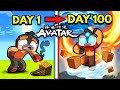 I Survive 100 DAYS in Avatar the Last Airbender! (Minecraft)