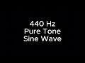 440 Hz Pure Tone Sine Wave
