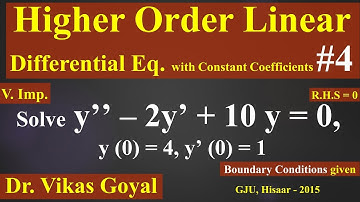 Linear Differential Equation with Constant Coefficients in Hindi #4 (CF & PI) | Engineering Maths