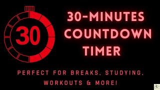 🎥 30 Minute Countdown Timer | Built with Python ⏳