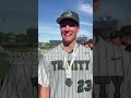 Trinity pitcher Grayson Willoughby reflects on leading Shamrocks to championship title