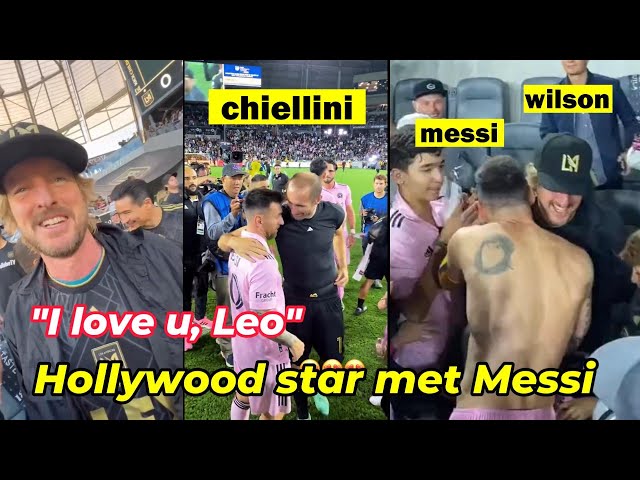 Owen Wilson likens Lionel Messi mania to Pelé's shocking arrival