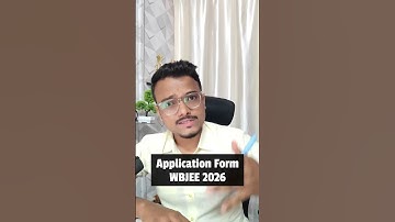 WBJEE 2026 Application Form | Exam Date #shorts #wbjee2026