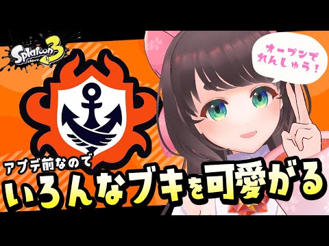 【Splatoons3】アプデ前なのでいろんなブキを可愛がる　バンカラオープン【女性Vtuber】