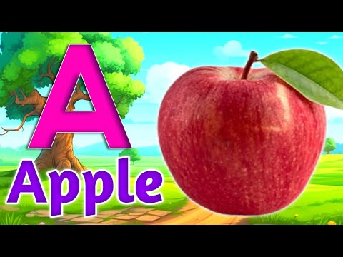 Phonics Song with TWO Words - A For Apple - ABC Alphabet Songs with Sounds for Children