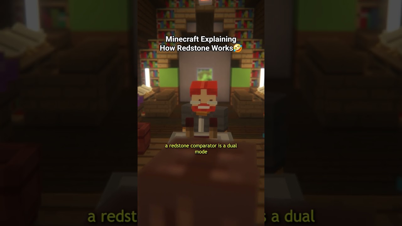 Minecraft Explaining How Redstone Works🤣