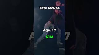 The EVOLUTION OF TATE MCRAE is UNREAL😍💸 #networth #greedy #tatemcrae