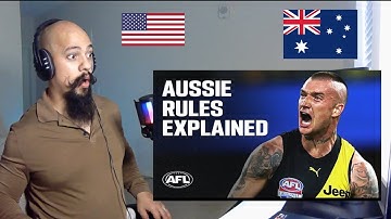 American Reacts To A beginner’s guide to Australian Football