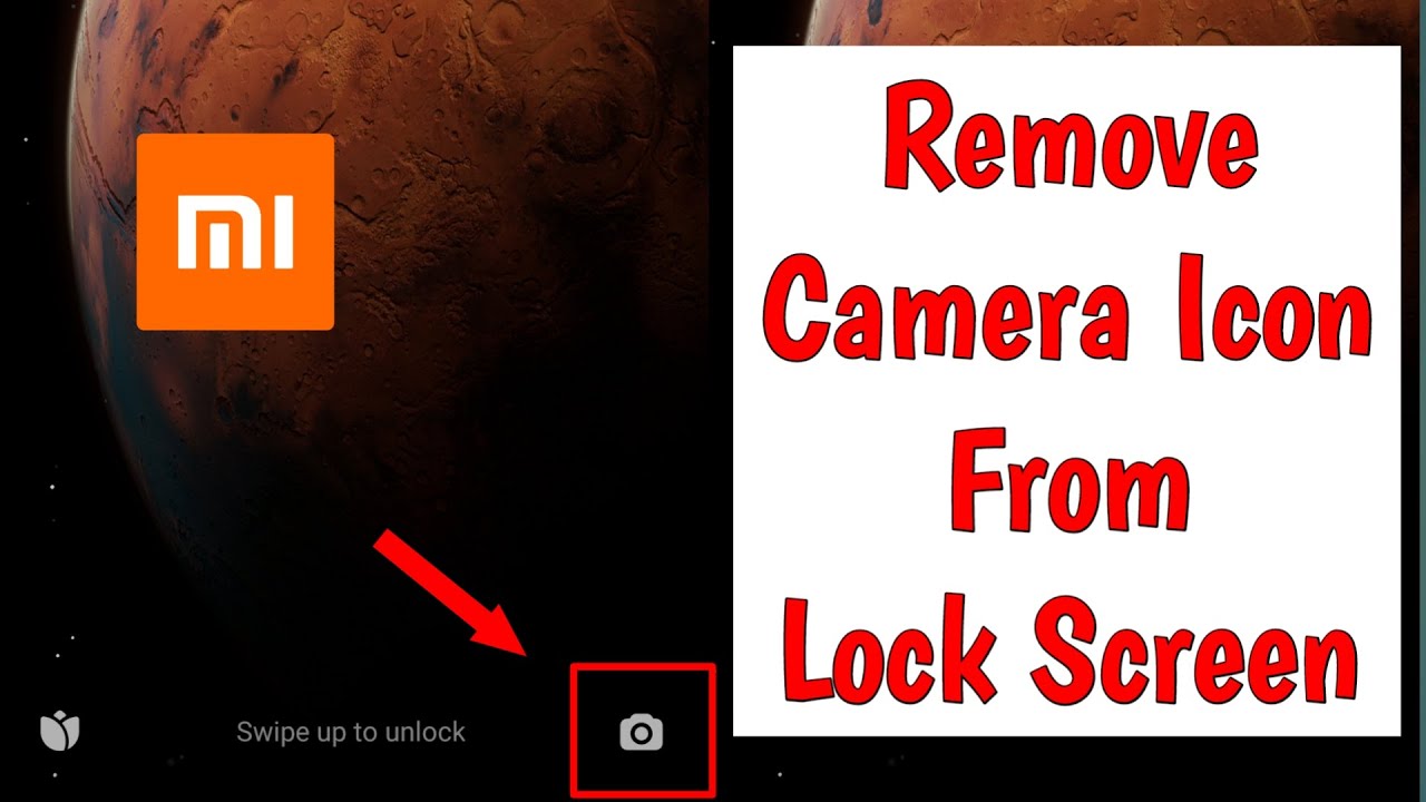 How To Remove Camera Icon From Lock Screen In Redmi Phones YouTube