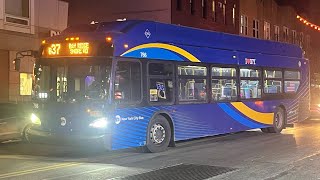 B37 bus announcements to Bay Ridge-Shore Rd (Clever Device screen)