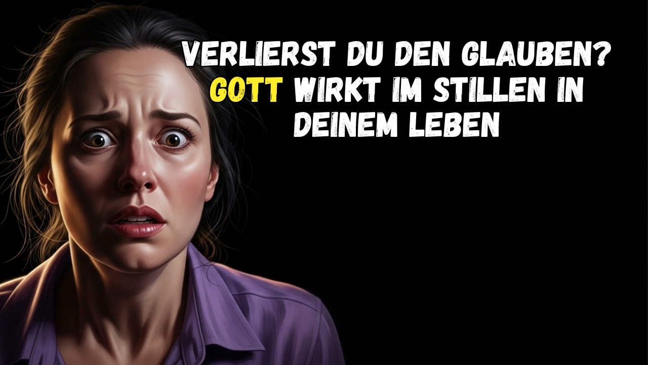 Verlierst du inmitten des Schmerzes den Glauben? Gott wirkt im Stillen in deinem Leben.