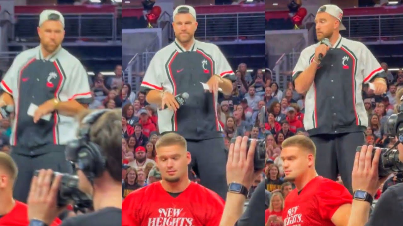Travis Kelce Dances To Taylor Swift's Shake It Off At New Heights YouTube
