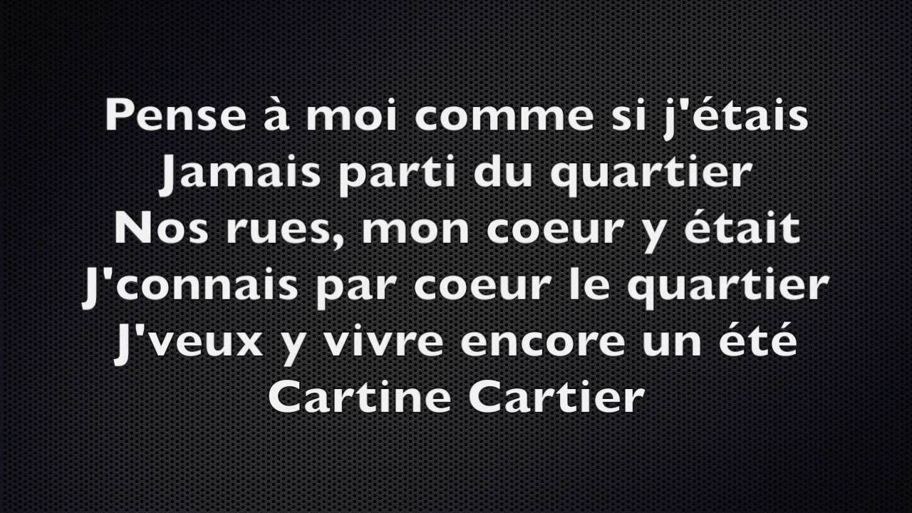 cartine cartier lyrics