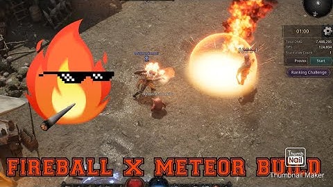 great build for new players FIREBALL X METEOR BUILD | undecember