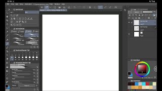 Setting a workspace in Clip Studio Pain Android Tutorial | Samsung Galaxy S6 lite | Urdu/Hindi screenshot 2